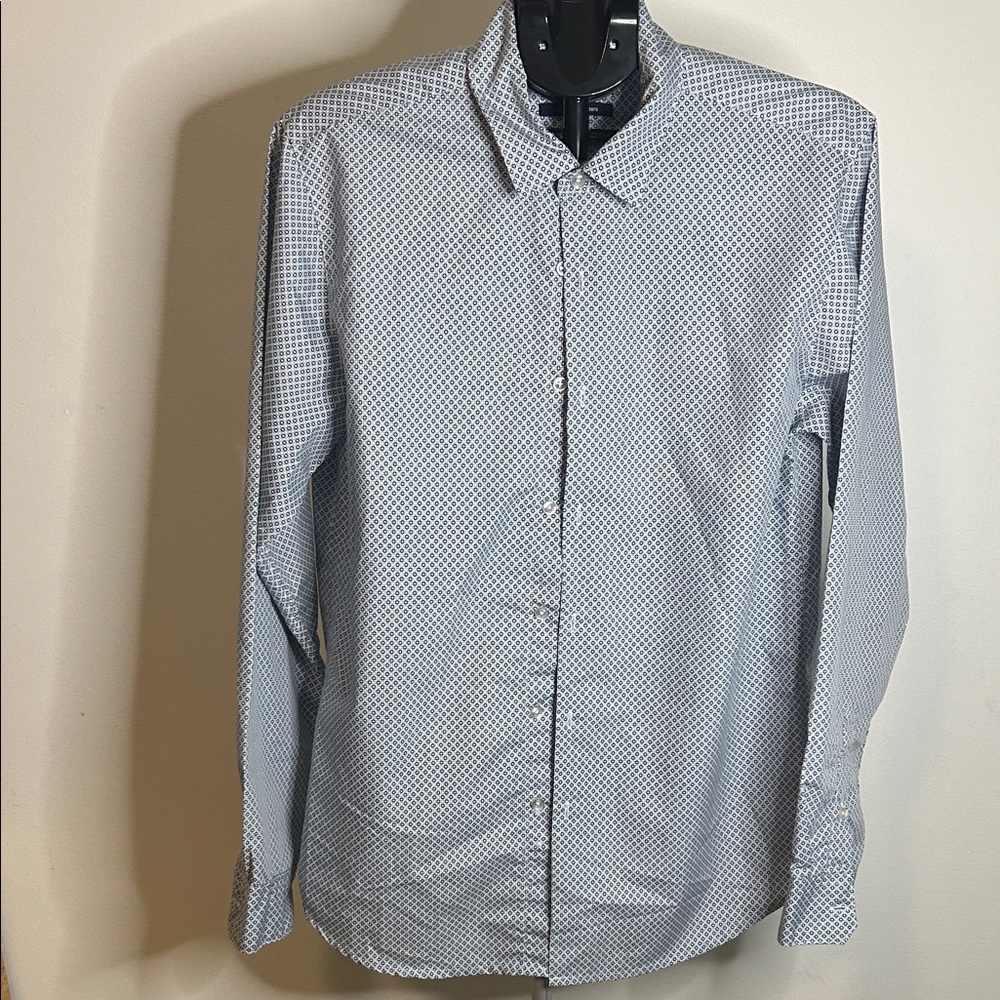 Men's Classic Black and White Checkered Shirt